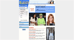 Desktop Screenshot of majestymagazine.com